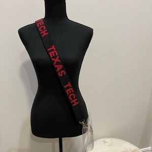 44” Texas Tech Crossbody Seed Bead Purse Strap Only